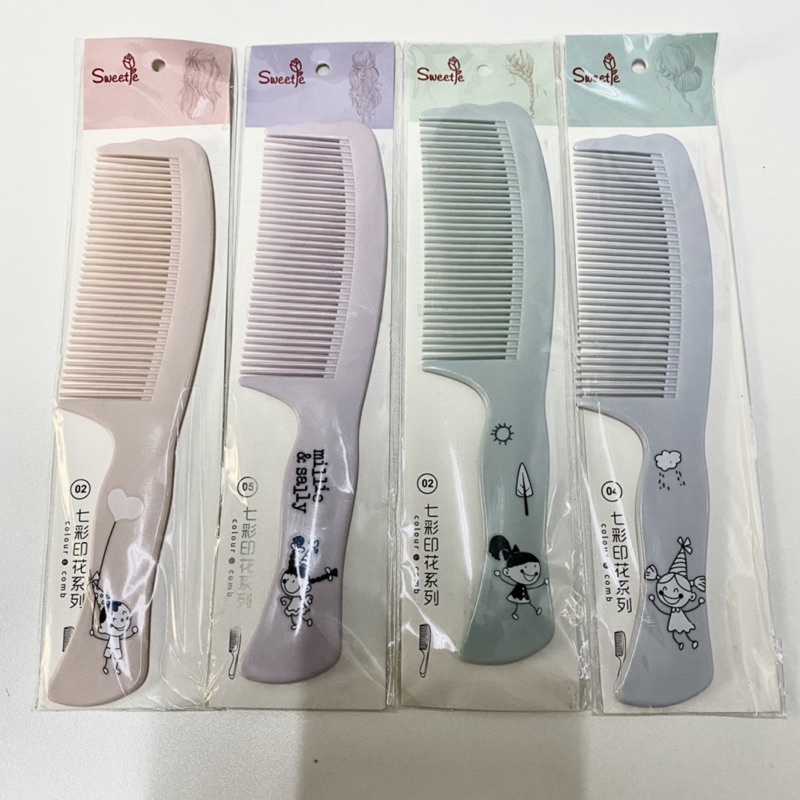 SISIR RAMBUT BTS BT21 / SISIR BESAR BTS / SISIR UNICORN PLASTIK / sisir lurus plastik