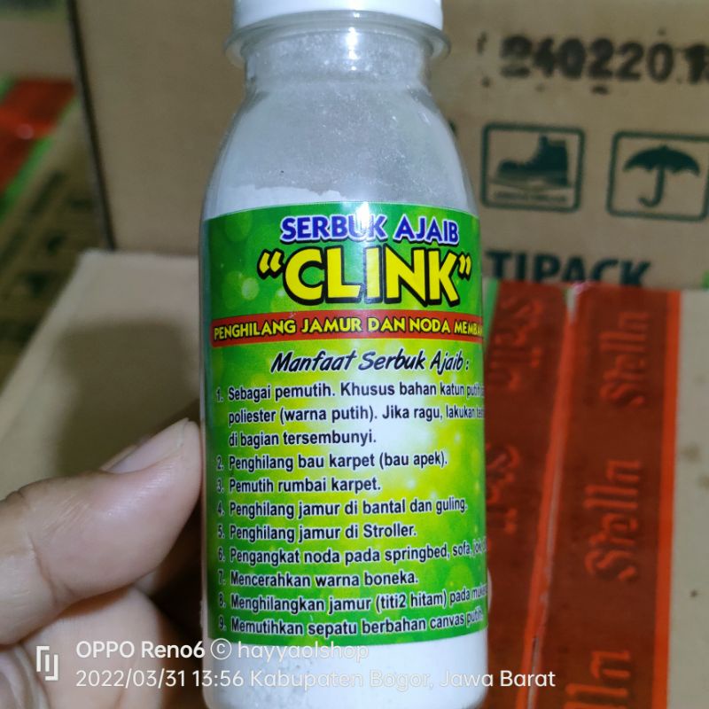 CLINK SERBUK AJAIB BOTOL 100GR | CLINK WARNA CAIR