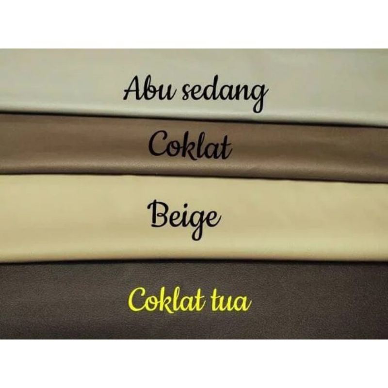 Bahan Kulit Imitasi/kulit sintesis/semi kulit PU tipis meteran