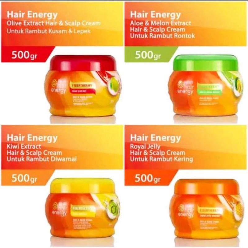 Makarizo Creambath Hair Energy 500gr ORI 100% (BPOM)