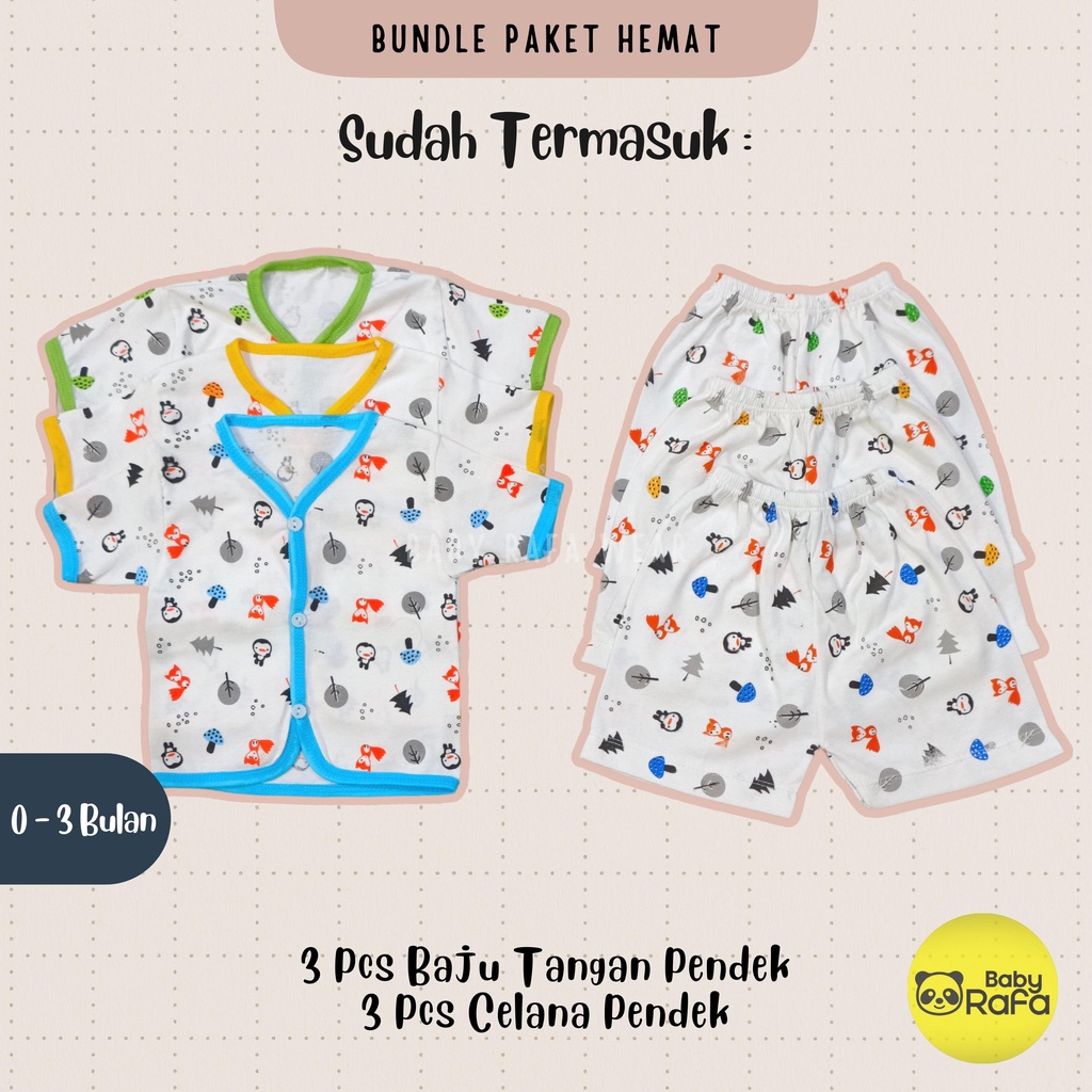 Paket Hemat Baju Bayi Motif 18 pcs merk DIV DIV Collection