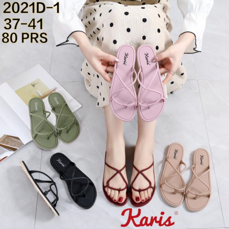 sandal jelly wanita import KARIS 2021