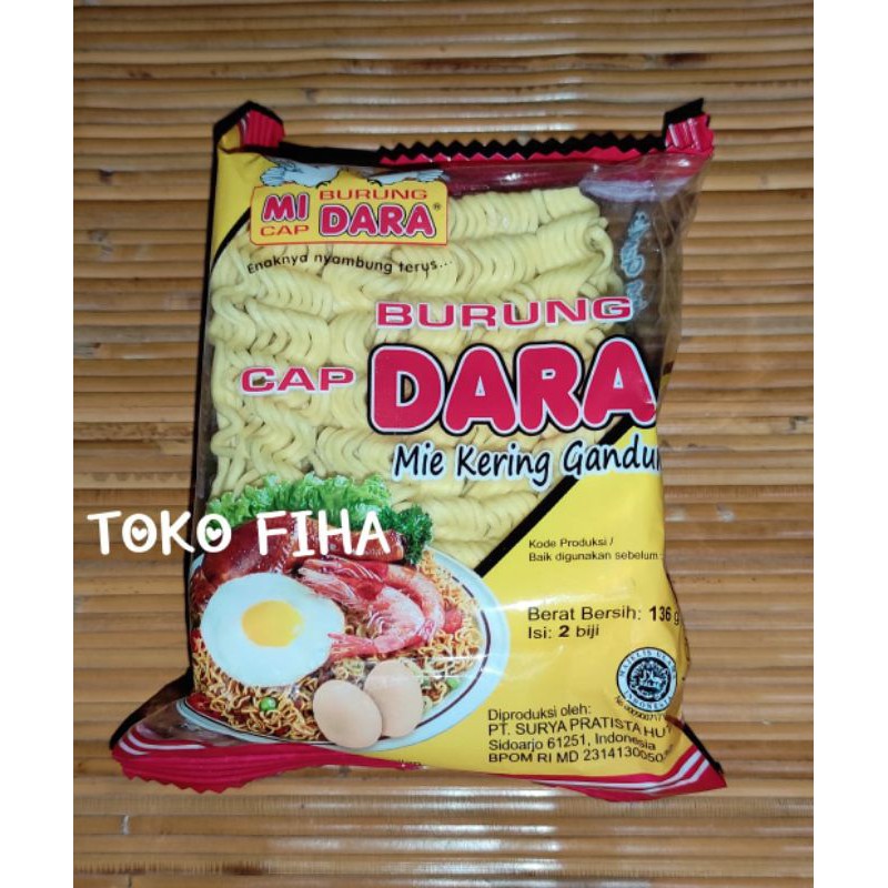 

Mi Cap Burung Dara 136gr isi 2 biji (Mie Kering Gandum)