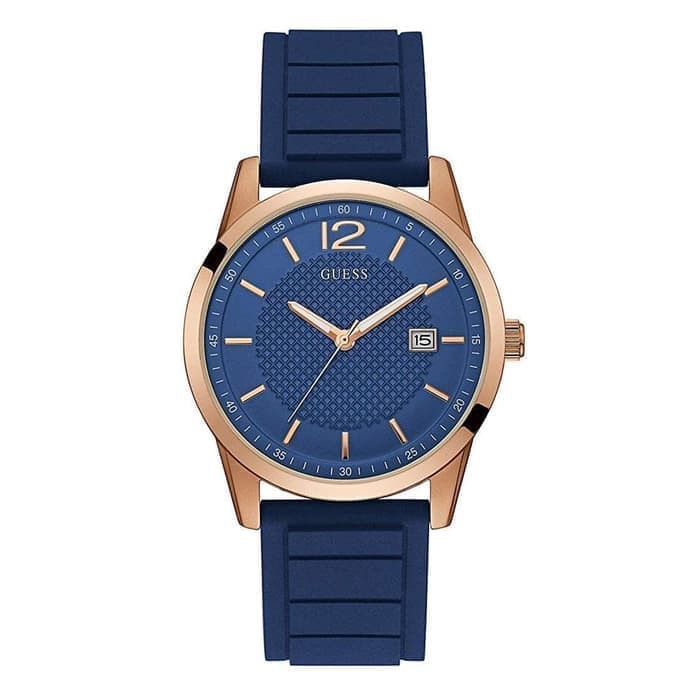 GUESS W0991G4 Perry - Jam Tangan Pria - Biru
