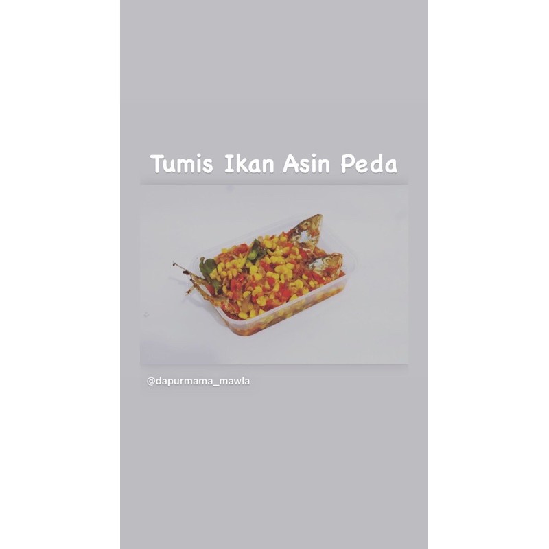 

Tumis Ikan Asin Peda
