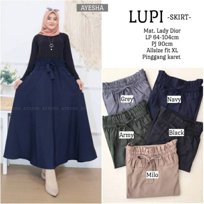 Lupi Skirt Umbrella | Rok Payung Bawah lebar Mayung Murah