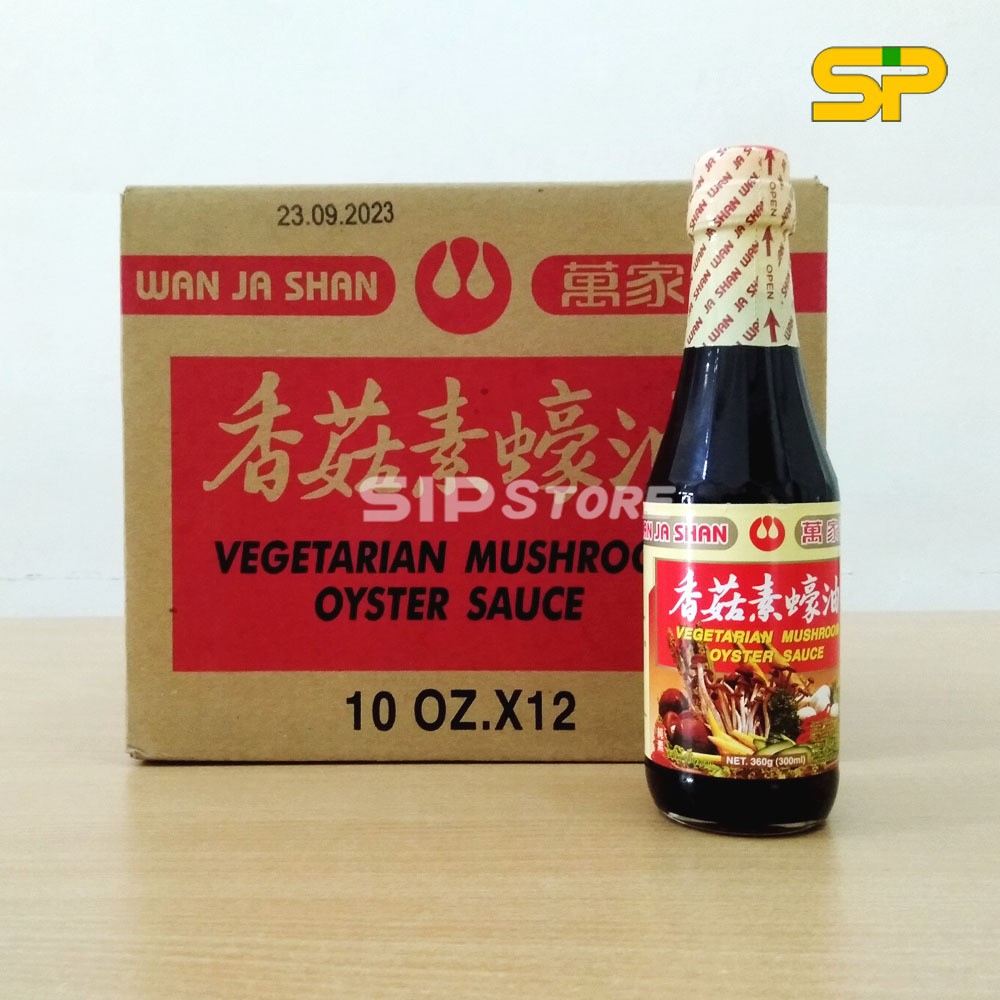 WAN JA SHAN Saus Tiram 300ml / Vegetarian Mushroom Oyster Sauce