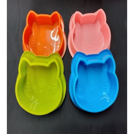 Tempat Makan Single Hello Kitty Anti Semut / Wadah Pakan / Pet Bowl Kucing &amp; Anjing Murah