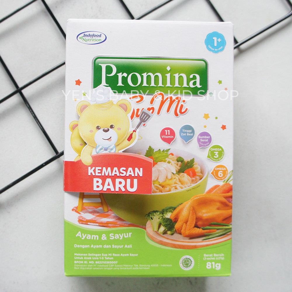 Promina Sup Mi Ayam &amp; Sayur 81gr