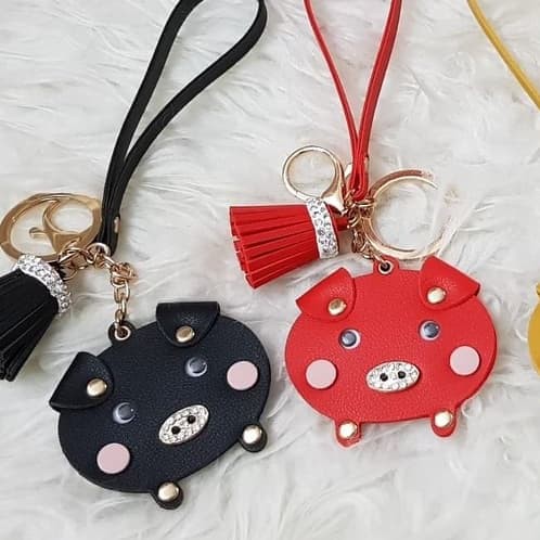 piggie bagcharm with tassle