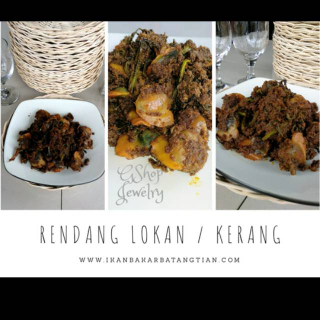 Jual Rendang Lokan Kerang Rendang Pakis Masakan Padang 500g Indonesiashopee Indonesia 