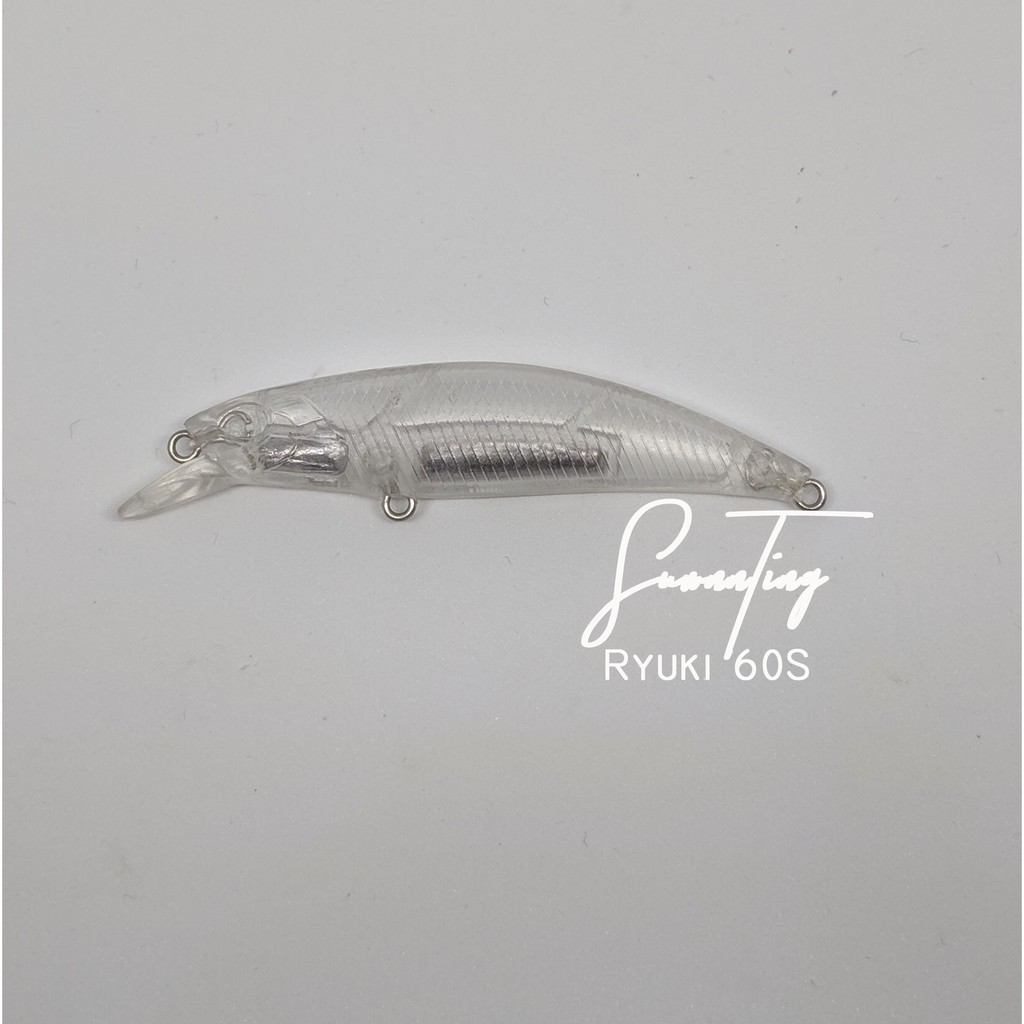 Umpan Lure Blank Minnow Ultralight Mirip Duo Ryuki 6cm 8cm 60s 80s