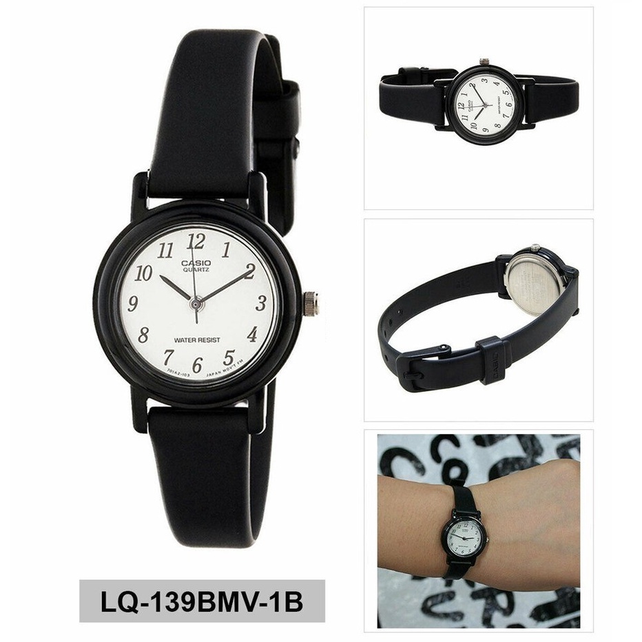 Casio Original LQ-139 Series (Jam Tangan Wanita - Karet - Analog) Tanpa Kotak Mika