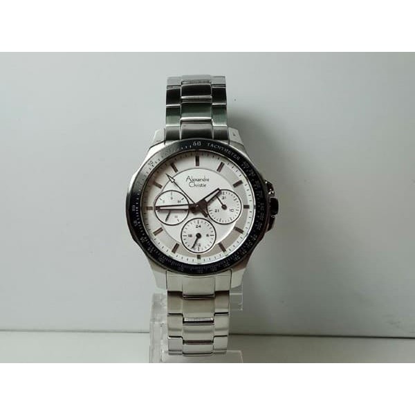 ALEXANDRE CHRISTIE 6352 BF SILVER WANITA ORIGINAL GARANSI 1TAHUN