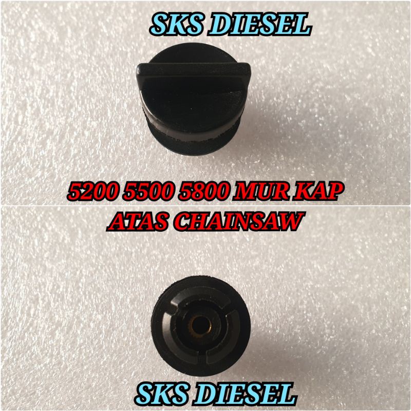 5200 5500 5800 Mur Cap Kap Atas Chainsaw Senso Sinso Kecil Newwest Firman Motoyama dll Model Kecil