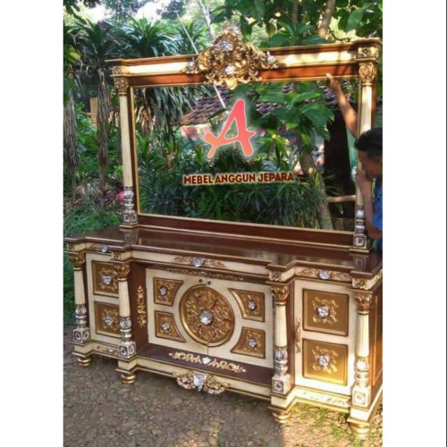 bufet hias nusantara,mebel jepara,furniture