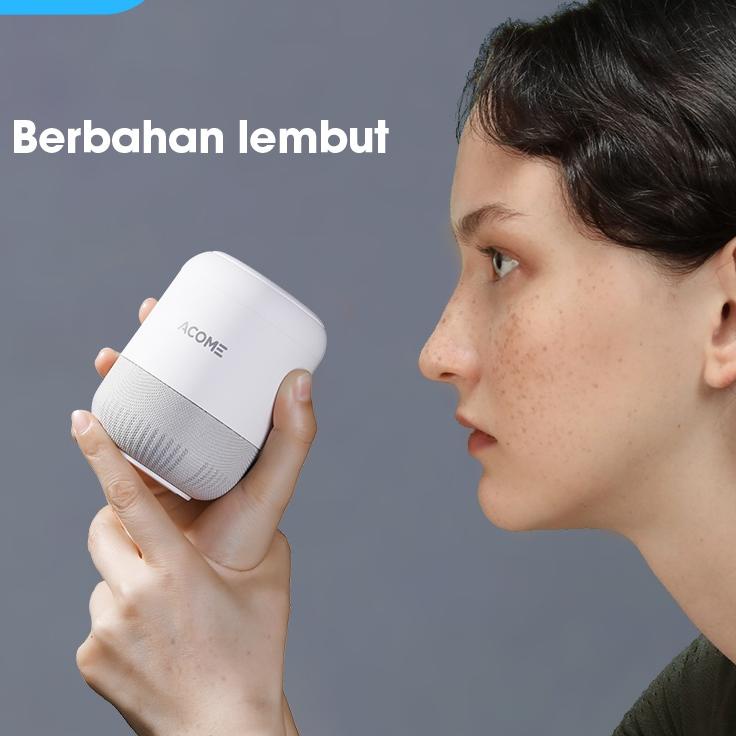 Hemat ACOME Speaker Stereo Bluetooth 5.0 TWS 5W Portable Berbahan lembut Garansi Resmi 1 thn A11