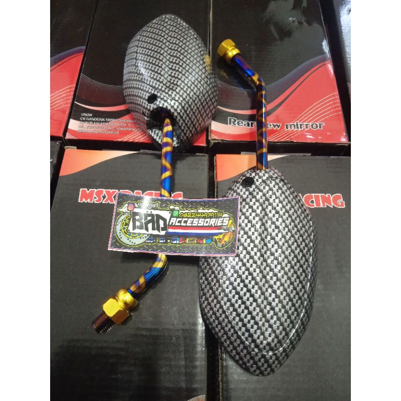 spion karbon beat tangkai panjang xx