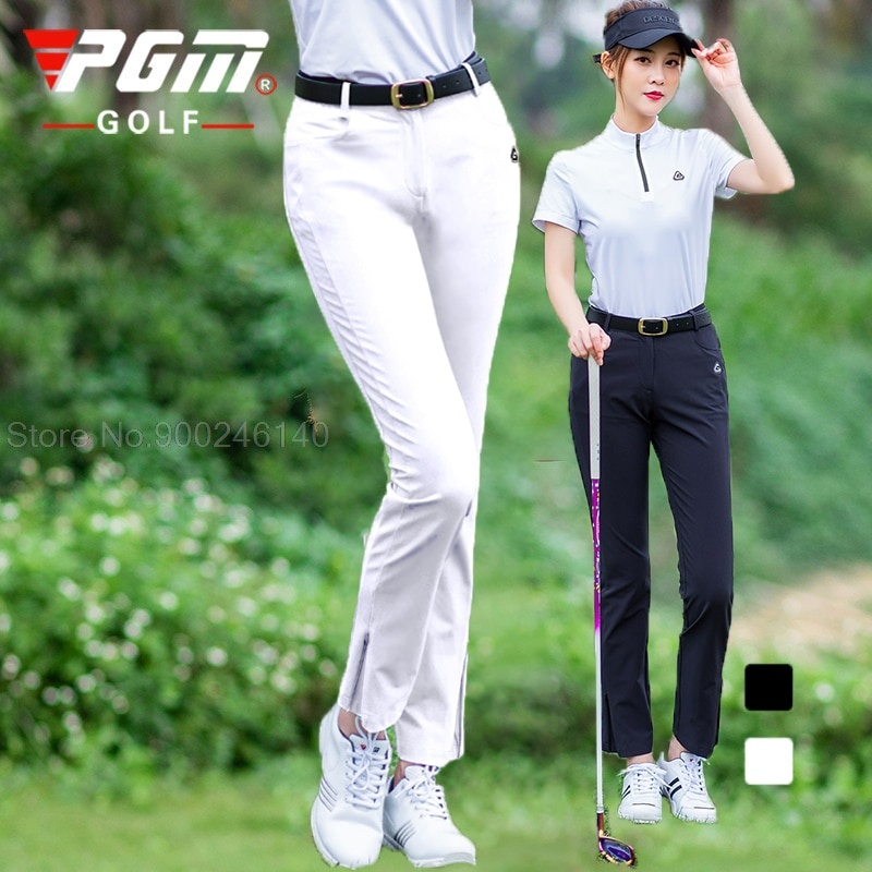Pre Order Pgm Women Slim Sportswear Golf Pants Summer Apparel Ladies Golf Trousers Tennis Ball Unifo