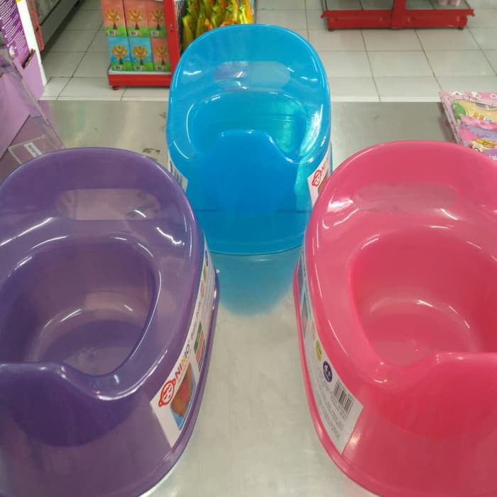 Ninio Baby Pispot Toilet Training Potty Kloset Latihan BAB Pipis Bayi Anak Balita Transparan 6601