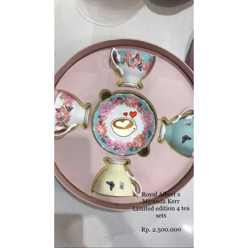 Jual Royal Albert x Miranda Kerr (4pcs tea sets) | Shopee Indonesia