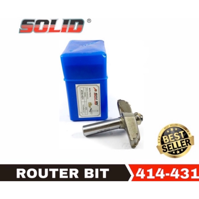 Mata Router Profil Panel Kayu 414-431 Solid