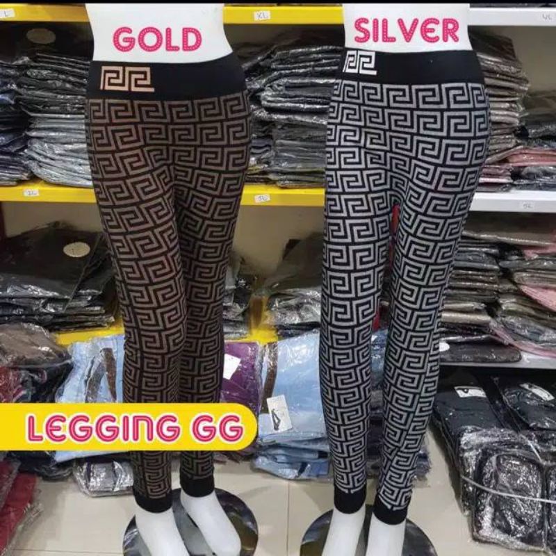 NEW LEGGING IMPORT GG FULL PRINT/LEGGING WANITA