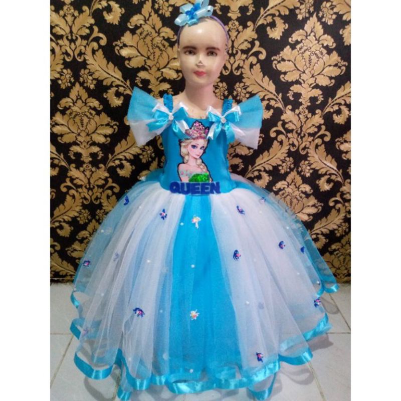 gaun princess gaun tutu dres tutu anak dan bayi gaun pesta mewah elegant murah bisa cod grtis bandan