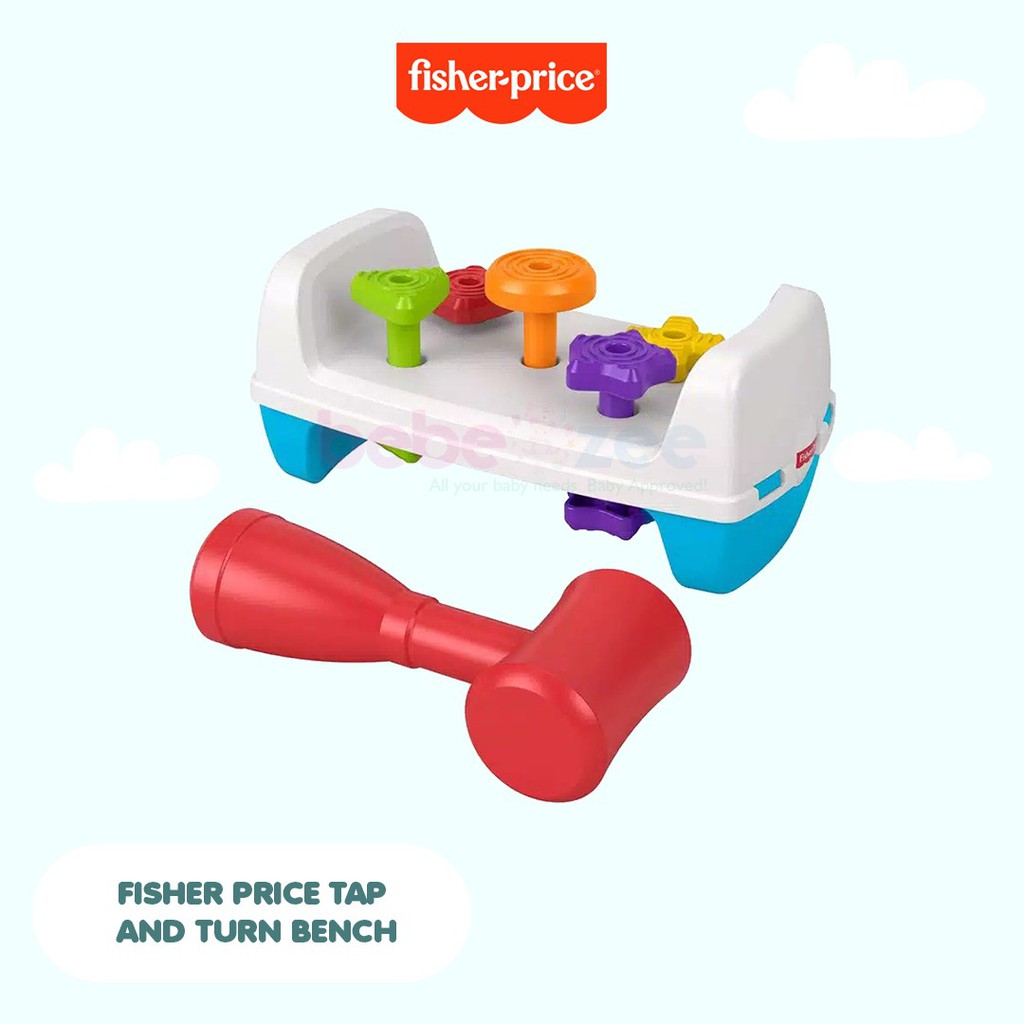 Fisher Price Tap and Turn Bench/Mainan Bayi