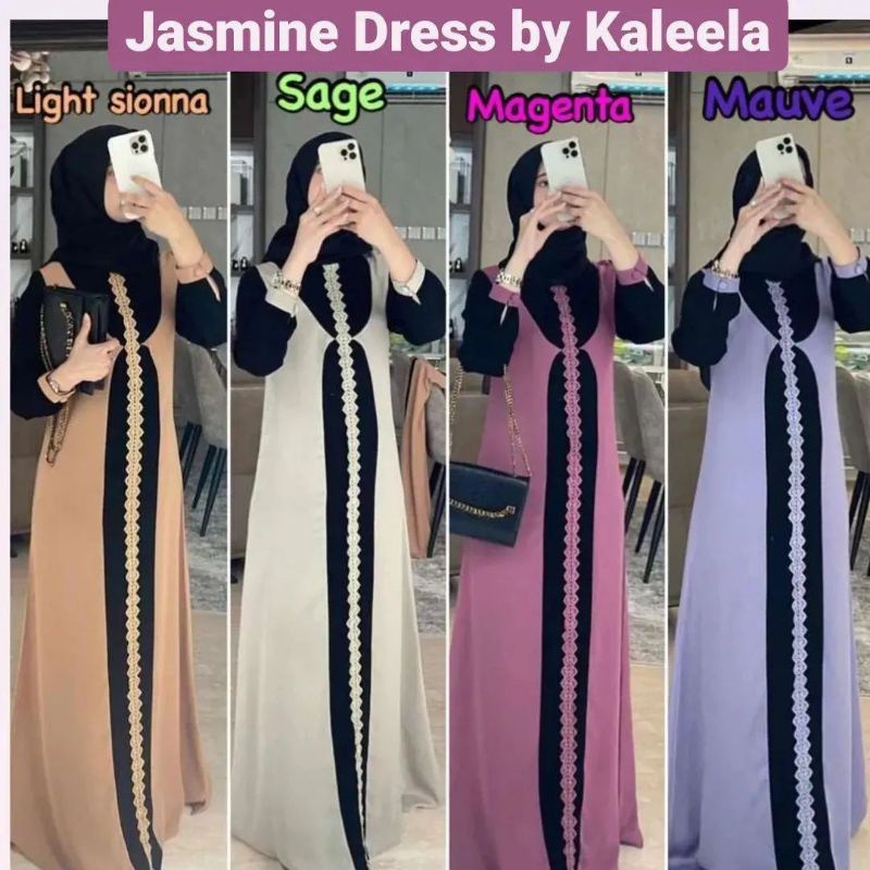 jasmine Jasmin dress by kaleela gamis terbaru