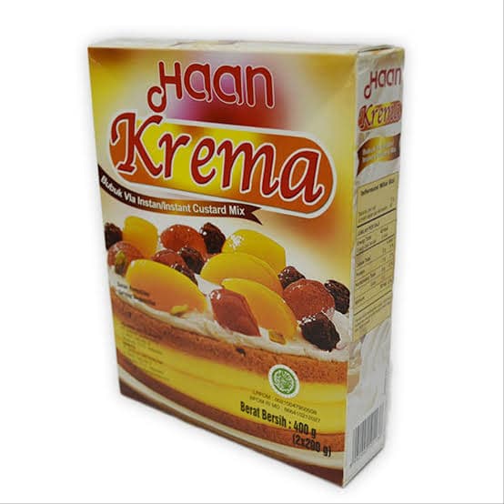 

MURAH HAAN Krema Bubuk Vla Instan Instant Custard Mix 400 gr