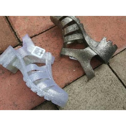 GRK jelly shoes wedges bara bara sepatu karet import hx002g Spesial order.