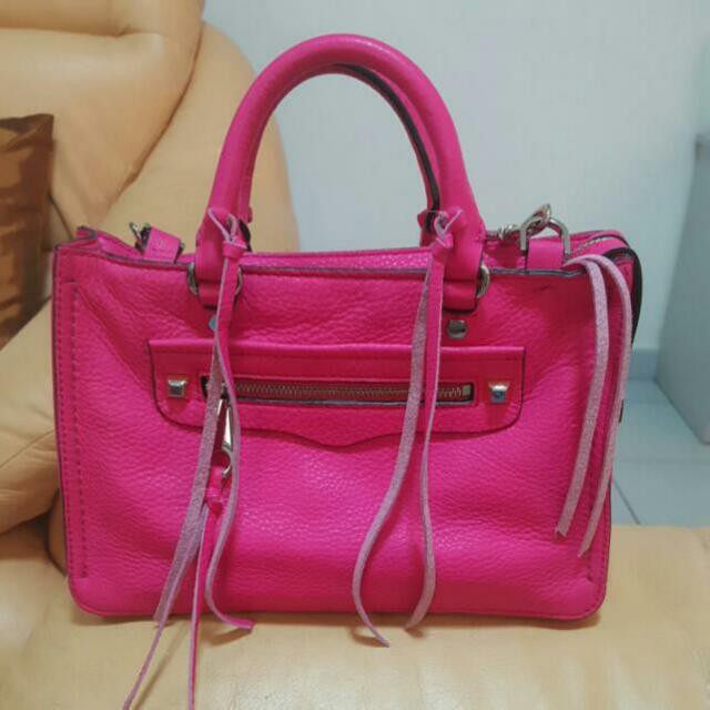 Rebecca Minkoff Micro Regan Satchel (Pink)