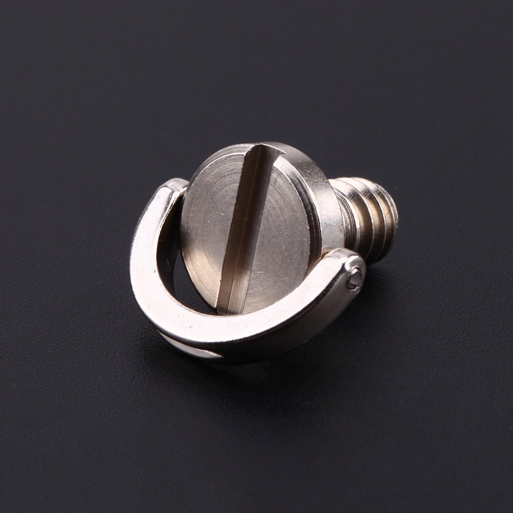 1/4 D Ring Converter Screw Mount Stainless Steel Pull Ring Adapter Screw Replacement For Camera