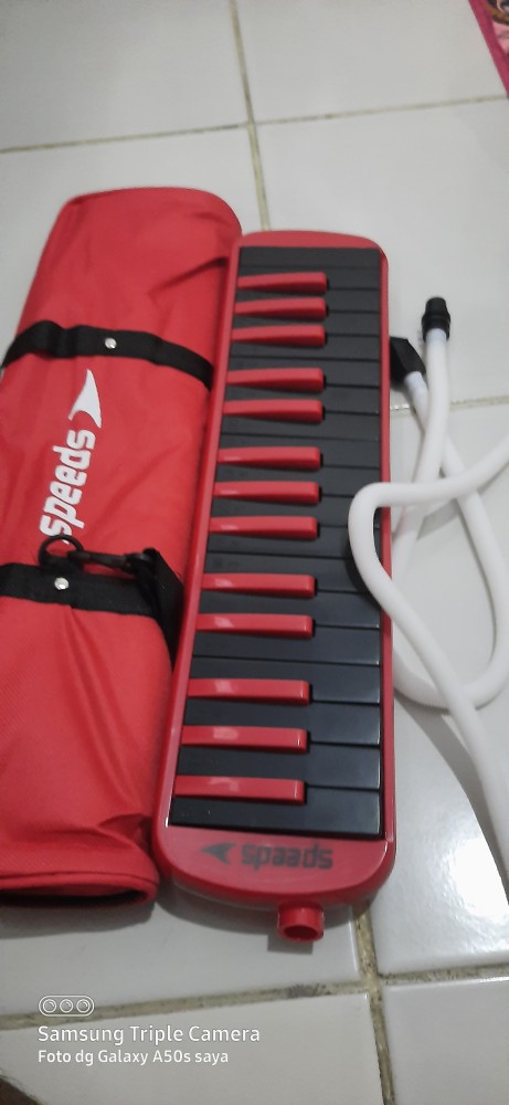 Pianika Melodica Speeds Original Tombol Doremi Murah Tas Warna