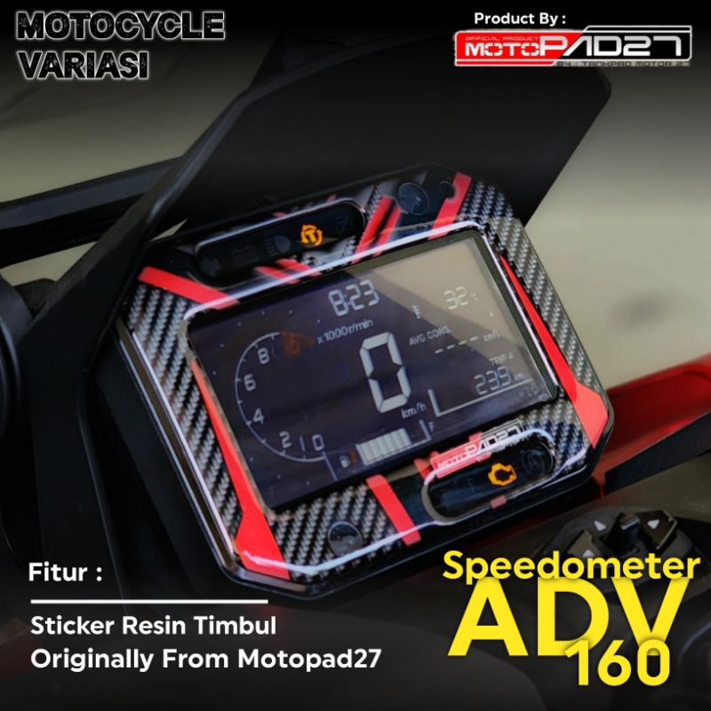 Stiker Speedometer ADV 160 Sticker Antigores Spidometer ADV 160 Resin