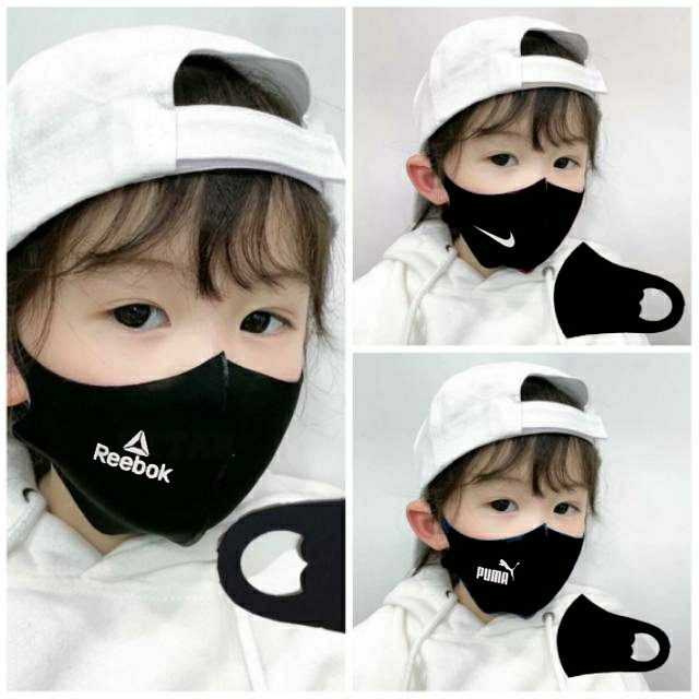 Masker Scuba Premium Lembut Washable Anak Logo umur 2-5tahun dan 6-15tahun