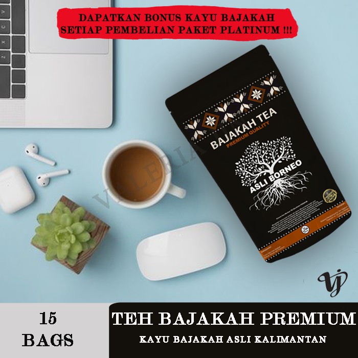 

TERMURAH TEH BAJAKAH PREMIUM ASLI KALIMANTAN TEH CELUP KAYU BAJAKAH ASLI -100% ORIGINAL KAYU BAJAKAH