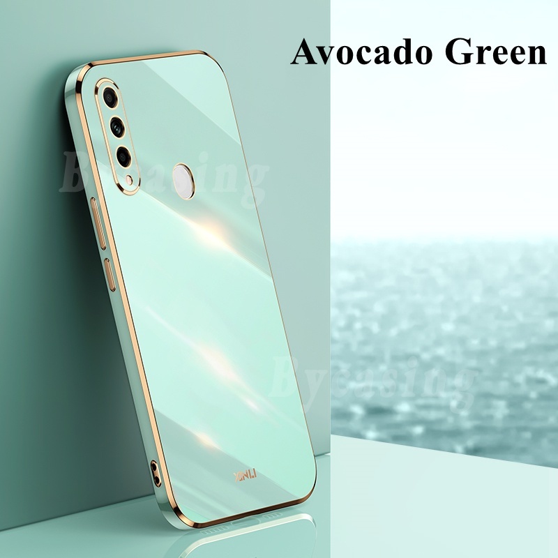 Soft Case Bahan Karet Bentuk Persegi Untuk Huawei Nova 8i Nova5T 7i 7SE 3i Y6P Y7A Y7 Pro Y9 Prime 2019 Y9S 6D