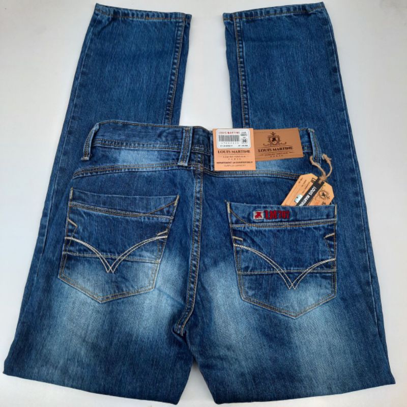 Celana Jeans Pria Reguler Standar Original DLC Kualitas Cardinal Premium Quality Best Seller