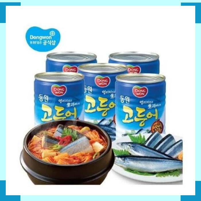 

Dongwon Boiled Mackerel Fish Can Korea Dong Won Ikan Makarel Siap Saji