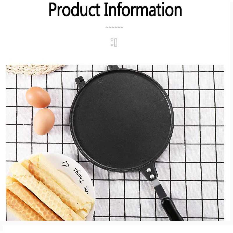 IDN TOOLS - CHANSUNRUN Cetakan Waffle Round Shape Dessert Mold - KJ-059