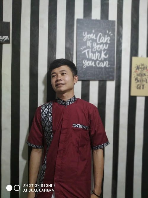 Batik Pria Kombinasi Prada Lengan Pendek Exlusive Matt Katun Oil Premium Size M L Xl