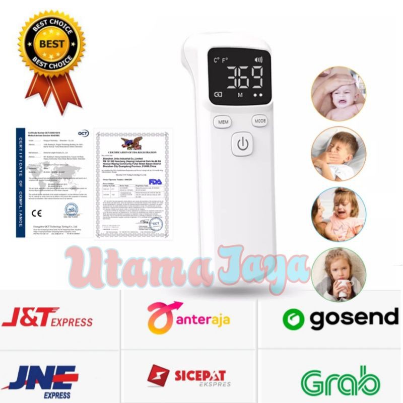 Thermometer  Infrared Digital Pengukur Suhu Tubuh Non Contack