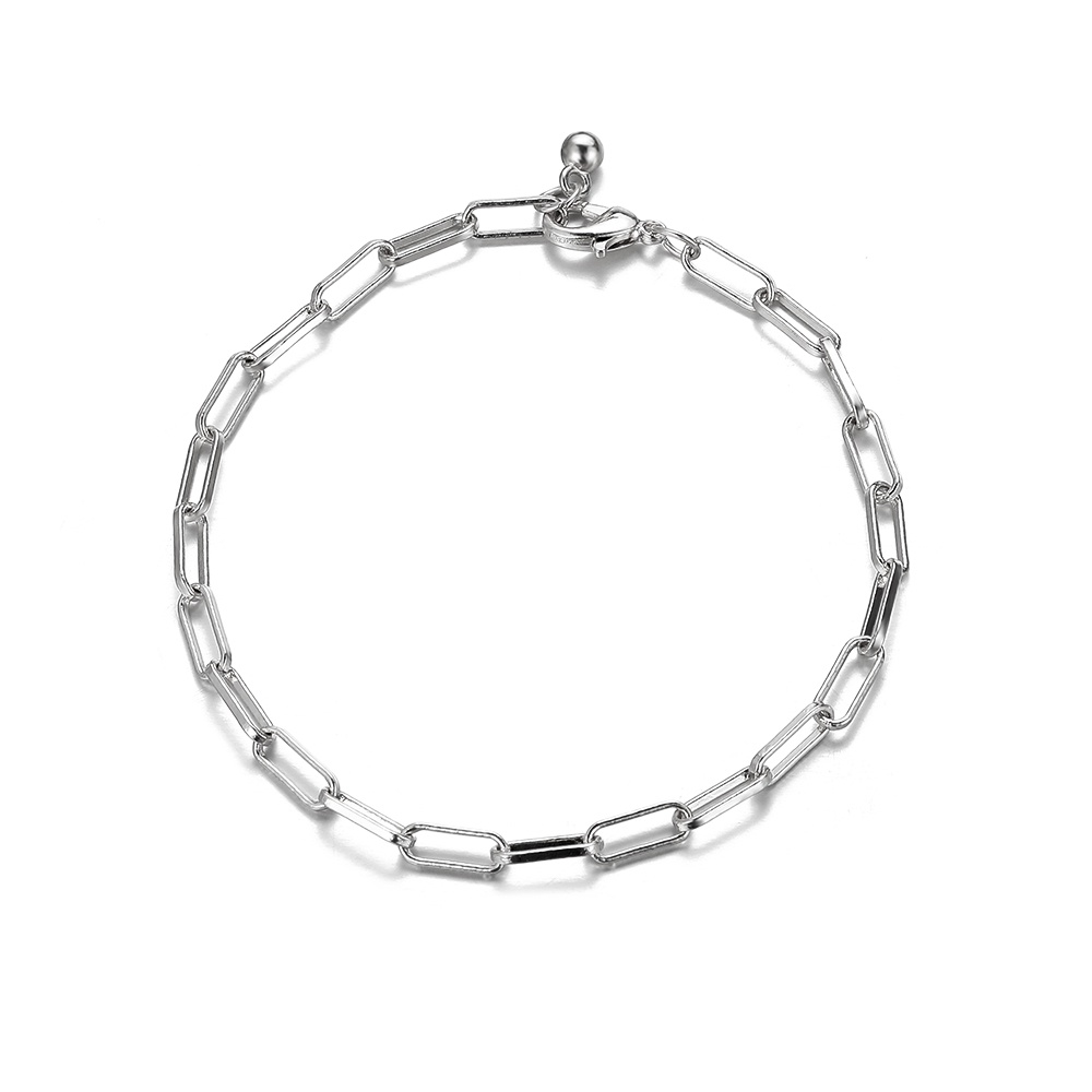 17km Gelang Tangan Rantai Aksen Bola Kristal Imitasi Gaya Vintage Untuk Wanita-8