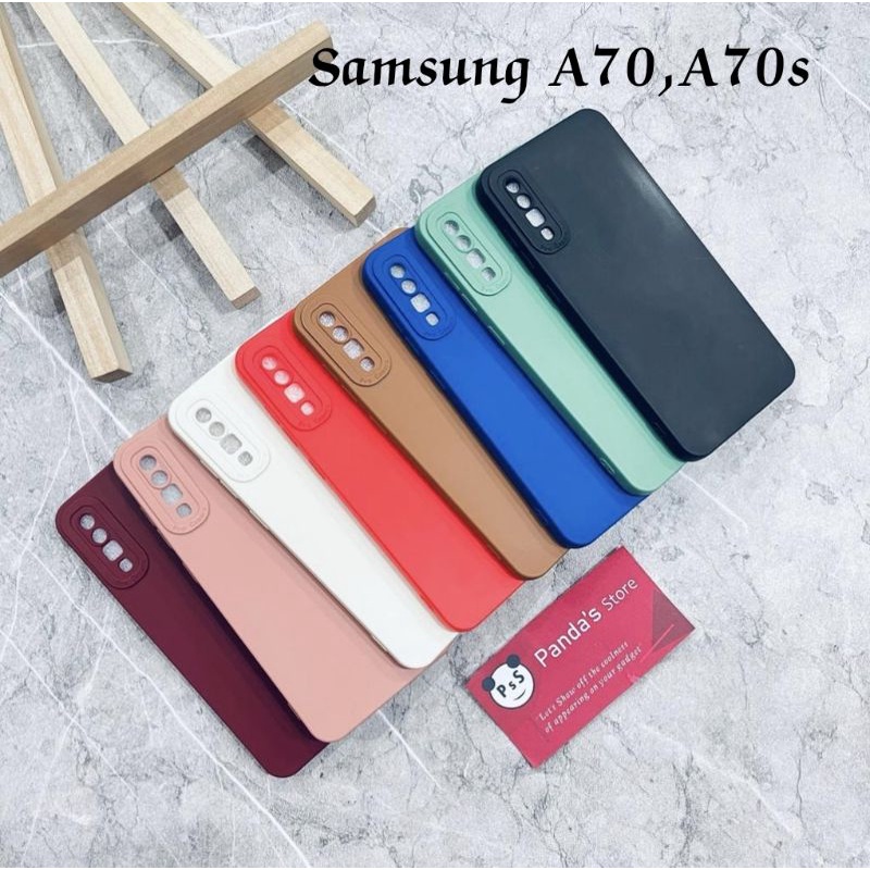 Softcase Pro Camera Samsung A70 , A70s Candy Case Full Color 3D Silikon TPU