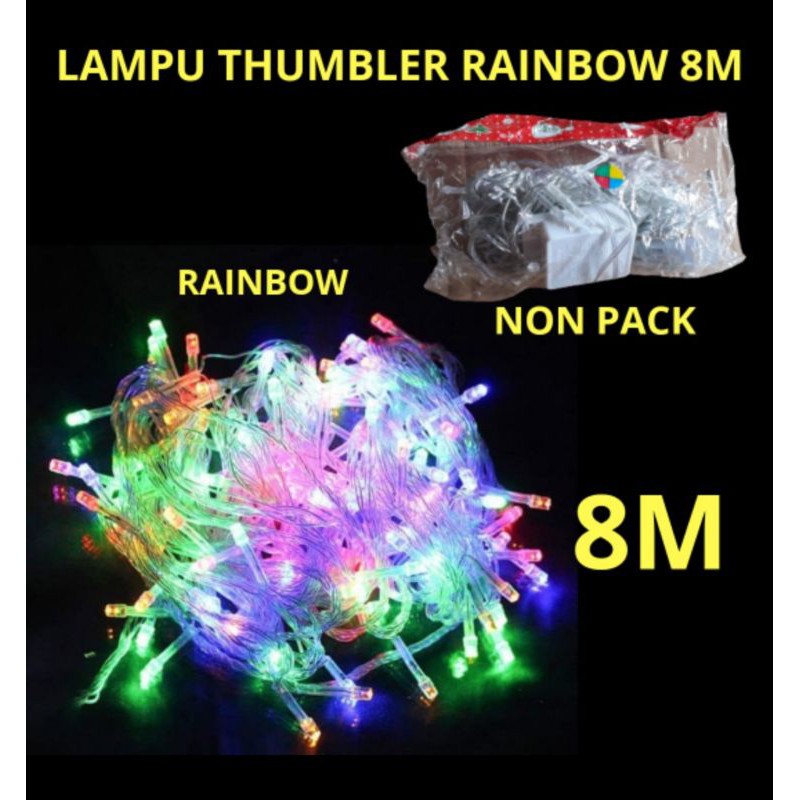 LAMPU THUMBLER (WARNA RANDOM)