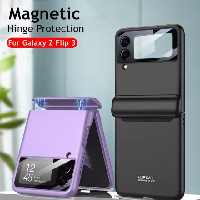 CASE SAMSUNG GALAXY Z FLIP 4 5G FLIP 3 MAGNETIC HINGE PROTECTION