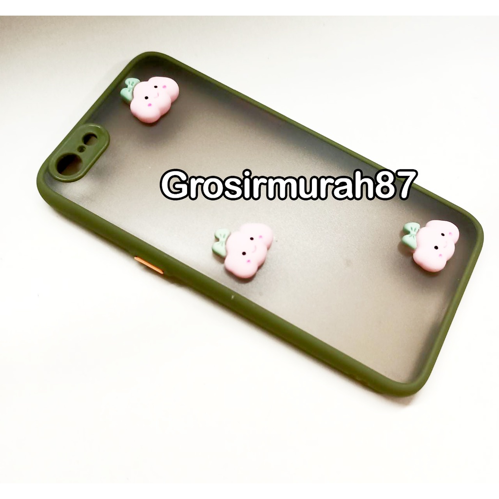 candy macaron softcase case tebal kondom hp Oppo A71 Pink maroon kuning hitam navy