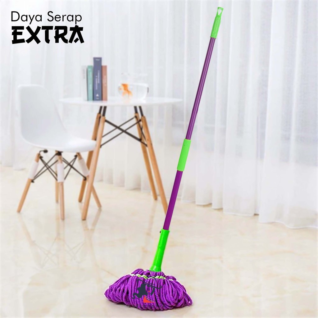 COD  - Twist Mop Set Alat Pel Otomatis Berkualitas - TB4